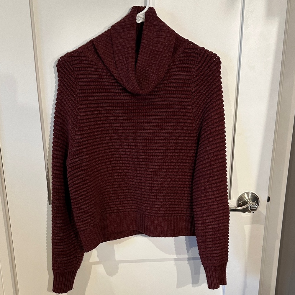 Madewell maroon Knit Sweater